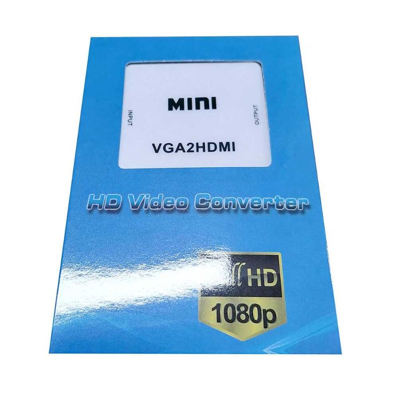 Converter VGA TO HDMI Mini Adapter HD 1080P VGA2HDMI