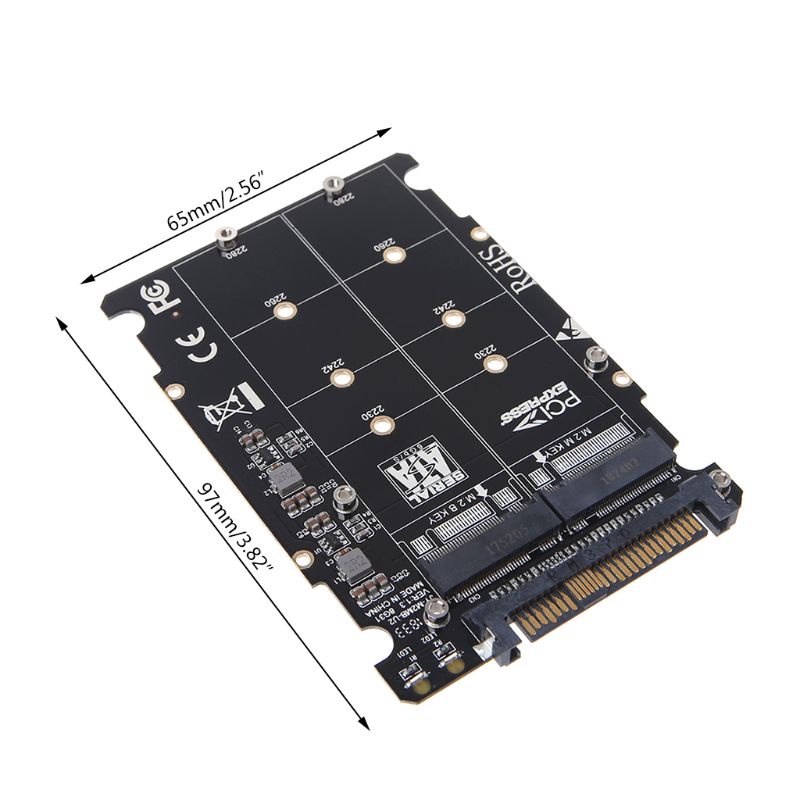 Kunci btsg -B/M -NGFF SSD to PCI-E M.2 Solid Disk Drive Adapter to U.2 PCI-E Converter