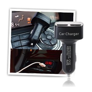 charger Hp 4 in 1 di mobil  Usb Bagus