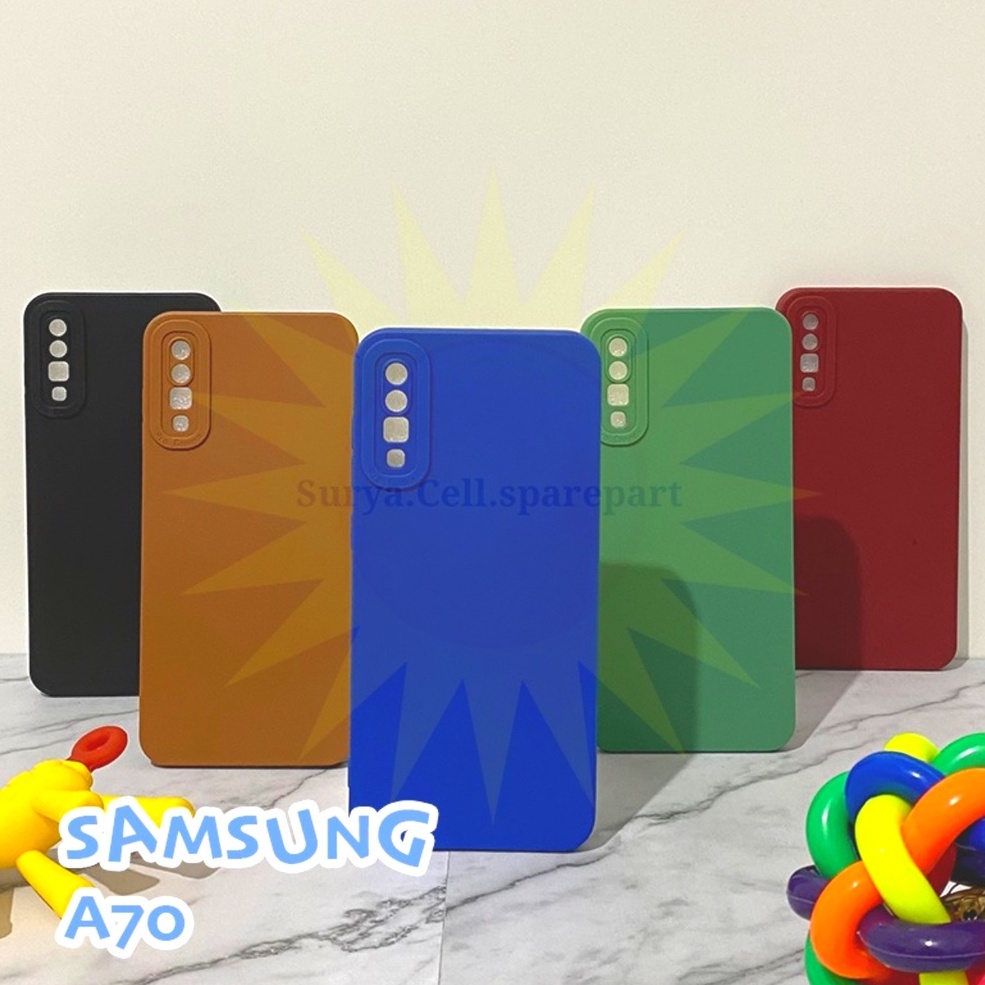 Case Slim Matte Pro Camera Samsung A70 - SC