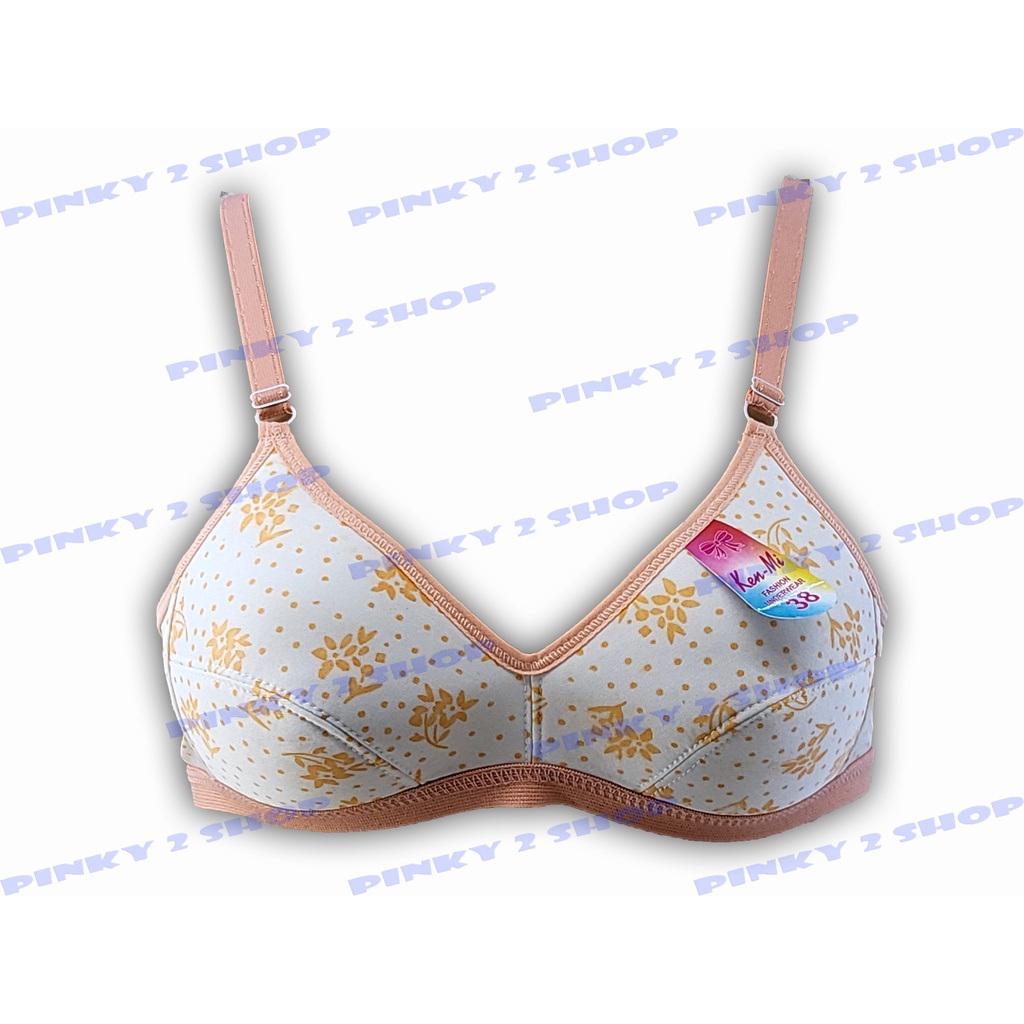 BRA BH SPORTBRA TANPA BUSA REMAJA MOTIF SIZE 34-38