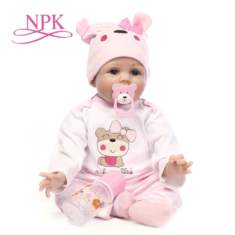 Boneka Barbie NPK 16 "40 cm bebé realista reborn doll realista niña reborn bebés muñecas de