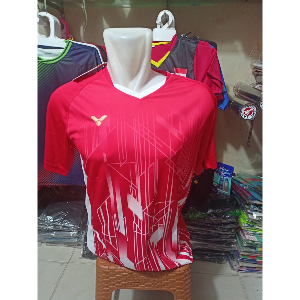 BAJU KAOS BADMINTON BULUTANGKIS IMPORT GO VICTOR