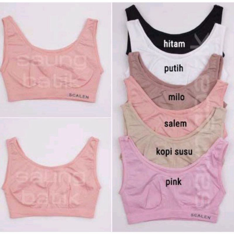 Miniset Merek Scalen 2698|Pakaian Dalam Anak Cewe ABG|Miniset Rajut|Tanpa Busa