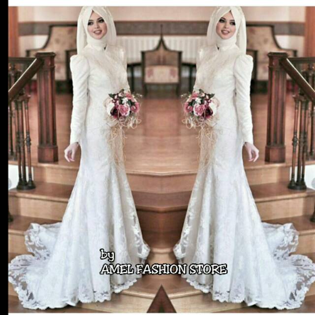 LONGDRESS MUSLIM / KEBAYA PESTA / LONGDRESS MEWAH / BAJU UNDANGAN / GAUN PESTA / GAUN MUSLIM MODERN