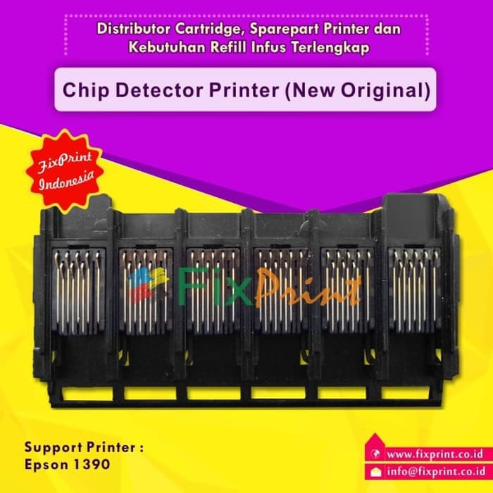 New Original CSIC Chip Detector Cartridge CISS MCISS 85N Printer Epson 1390 R1390 Pendeteksi Katrid