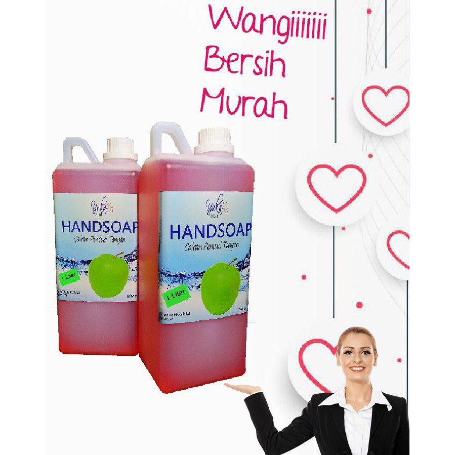 Yuka Sabun Cuci Tangan APEL 1 Liter  Hand Soap