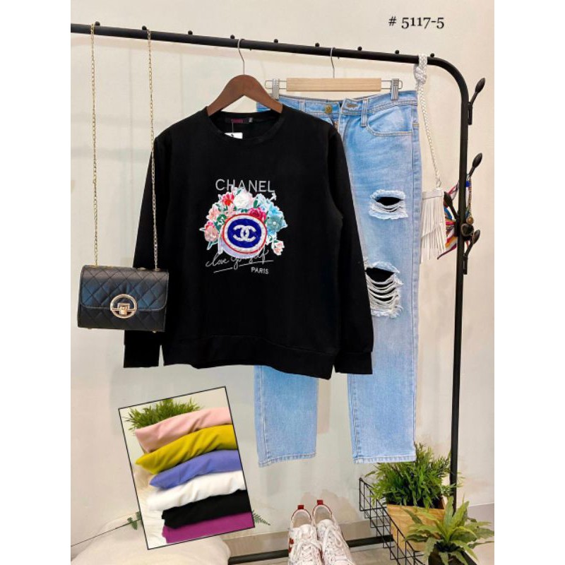 Atasan Import - Long Sleeve Top Chanel