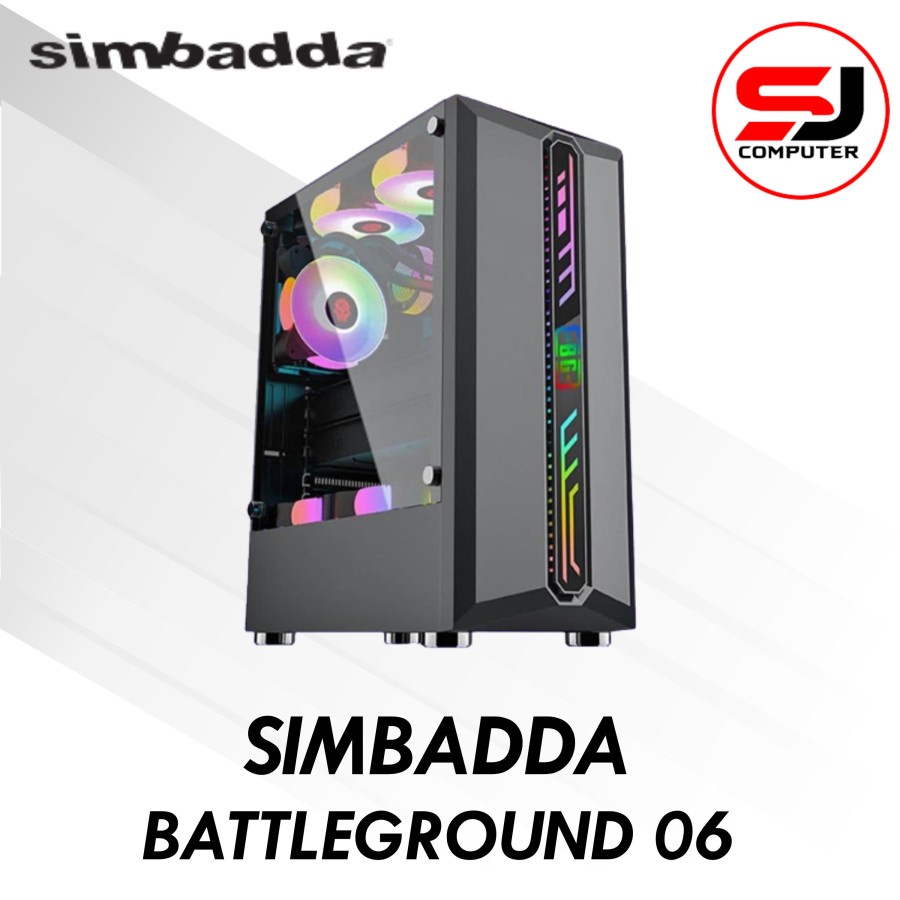 Casing Gaming Simbadda BattleGround 06 Non PSU &amp; FAN