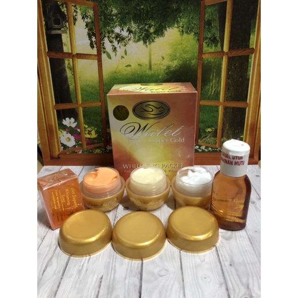 PAKET CREAM WALET SUPER GOLD 5in1 ( NEW BOK )