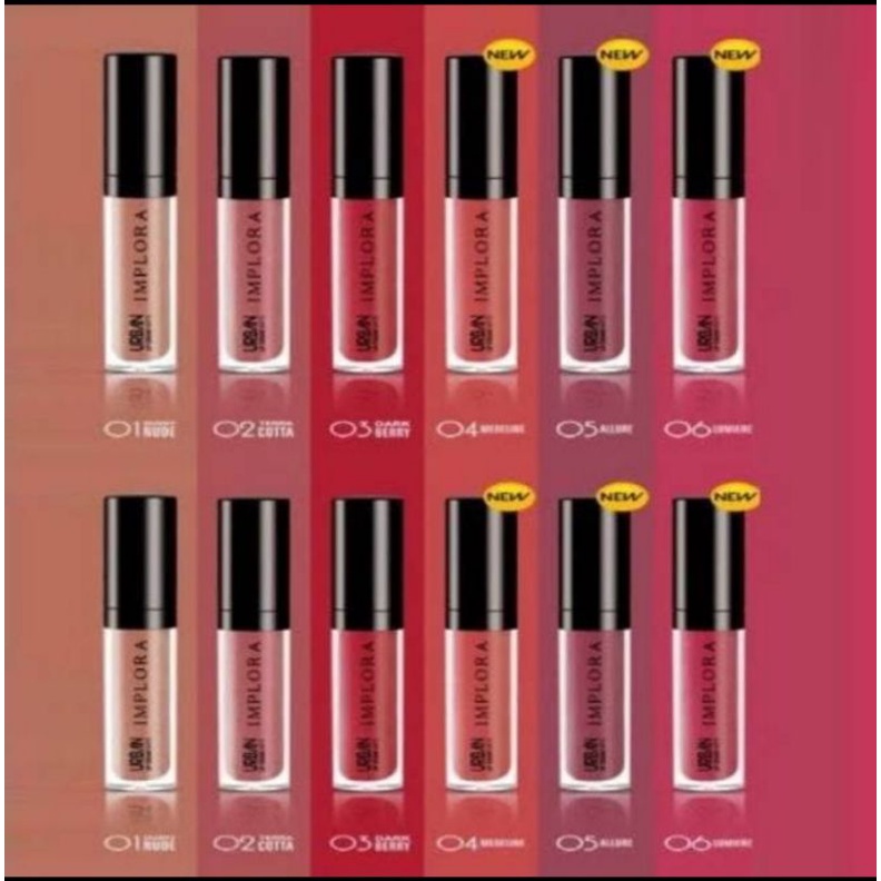 IMPLORA Urban Lip Cream Matte / Lipcream / Lipstick / Lipstik