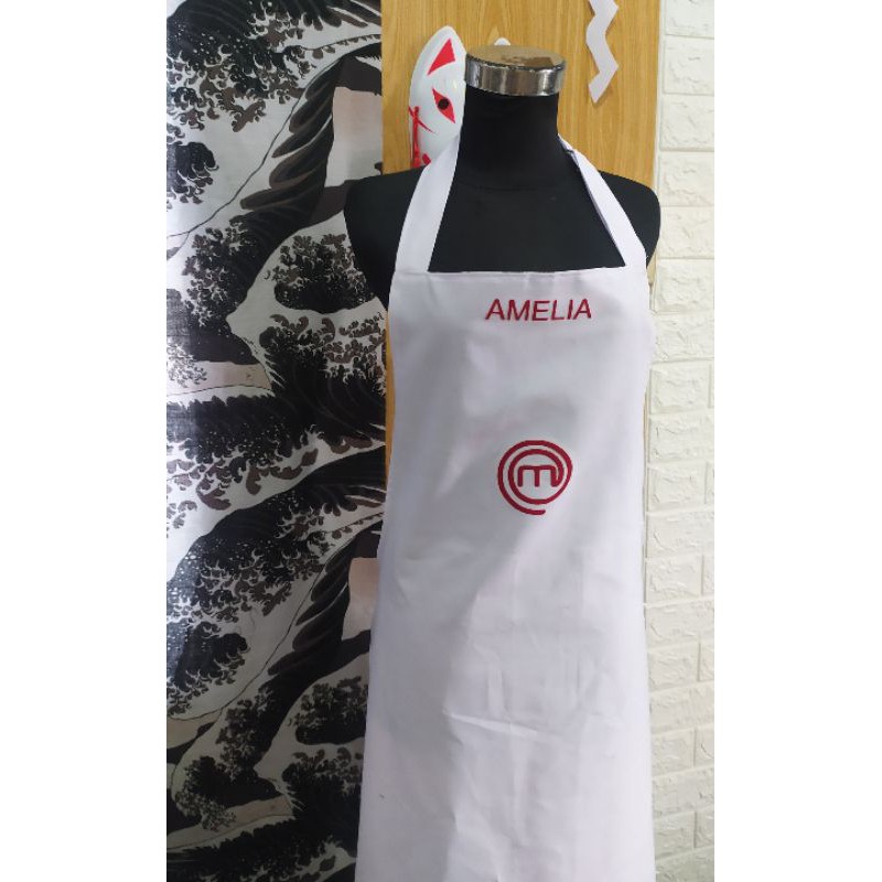 【QTakasi】APRON CELEMEK MASTERCHEF BISA REQUEST NAMA