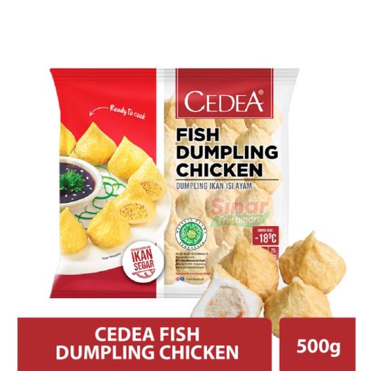 

[SINAR.FRESHMART] CEDEA Fish Dumpling Chicken / Ayam [500g]