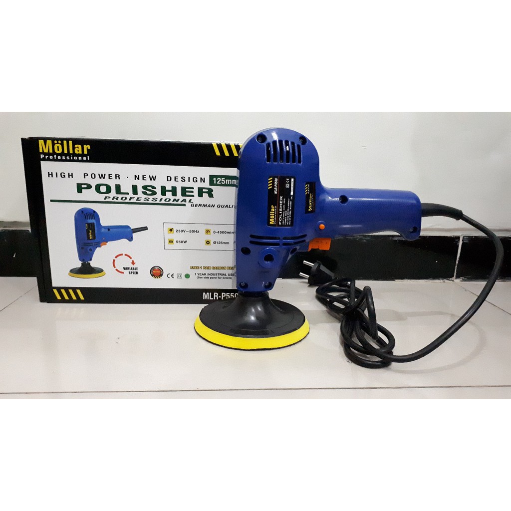 Polisher Variable Speed Mesin Poles Mobil Polisher MOLLAR P5500