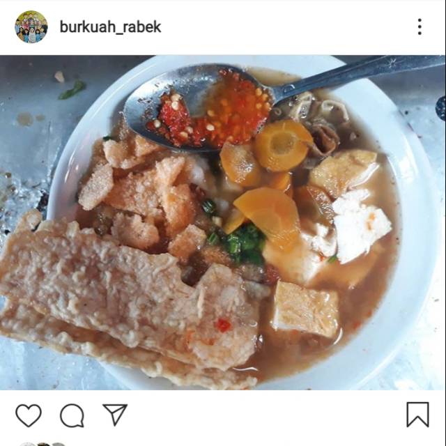 

Bubur kuah rabek
