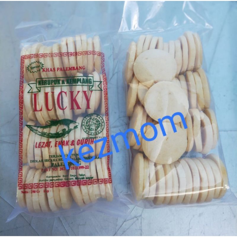 

Kemplang Ikan Tenggiri Merk Lucky - 250 Gram