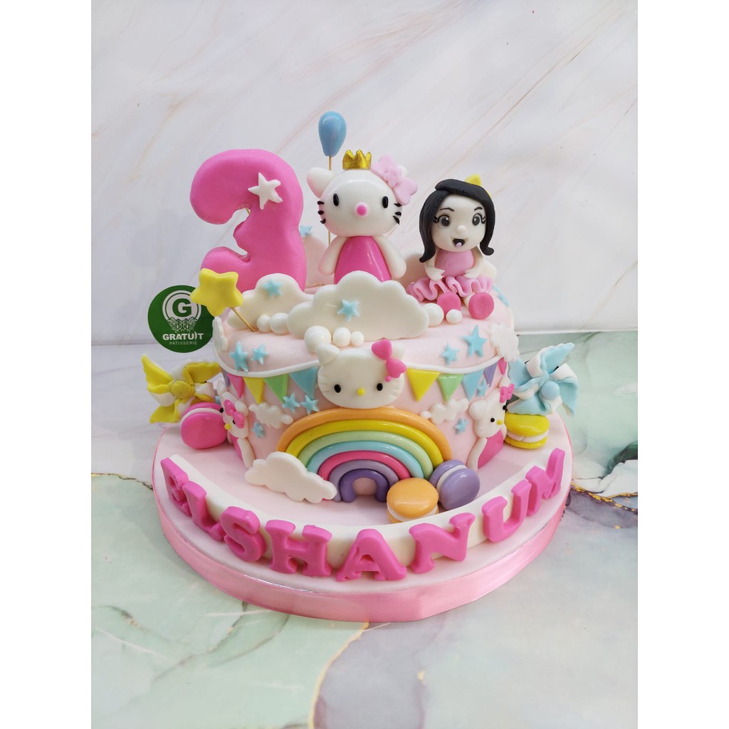 

hello kitty cake / kue ulang tahun uk 15cm