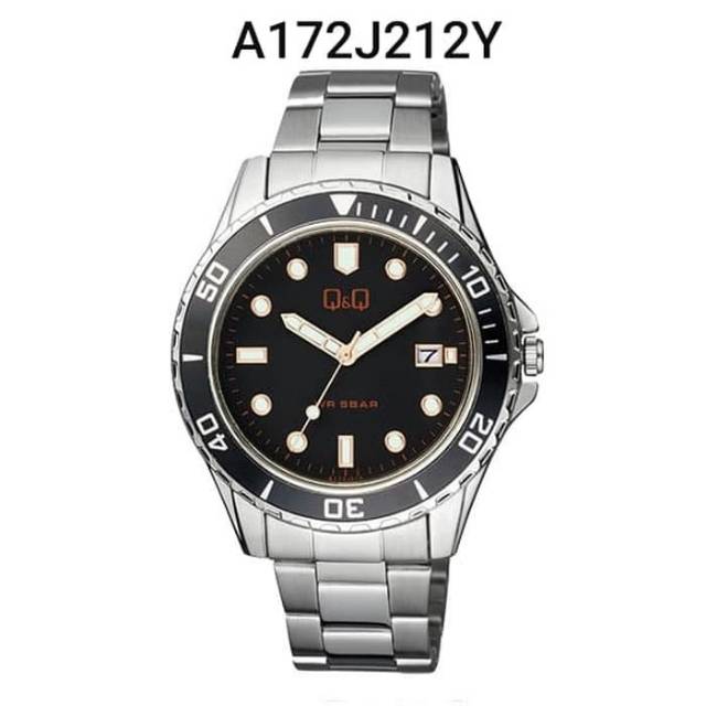 Jam Tangan Pria Q&Q QnQ QQ Asli Ori Original A172 A172J