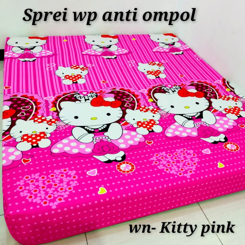 Waty grosir sprei waterproof anti ompol tanpa sarban sargul