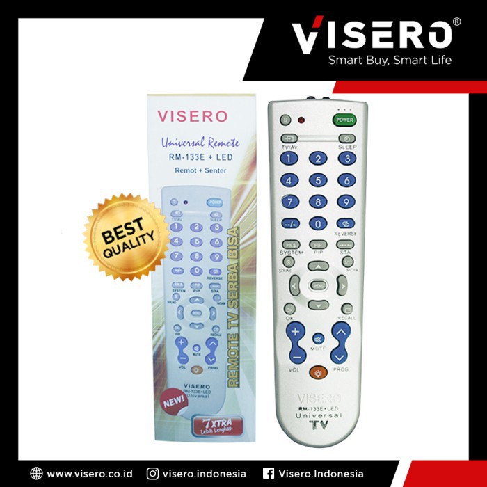 Remot / Remote Multi TV Tabung &amp; LCD (RM-133E) + LED