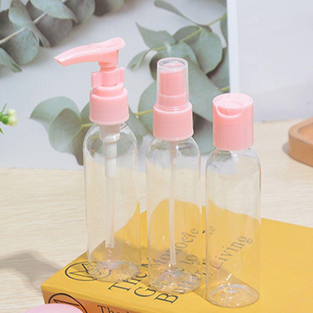 Agustinina Set Wadah Kosmetik Wanita Portable Parfum Cream Sub-Botol Botol Alat Mandi