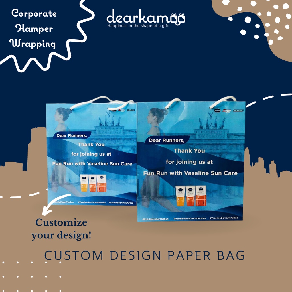 

CUSTOM DESIGN PAPER BAG / CORPORATE HAMPERS / GIFT SET / CUSTOM GIFT / SOUVENIR