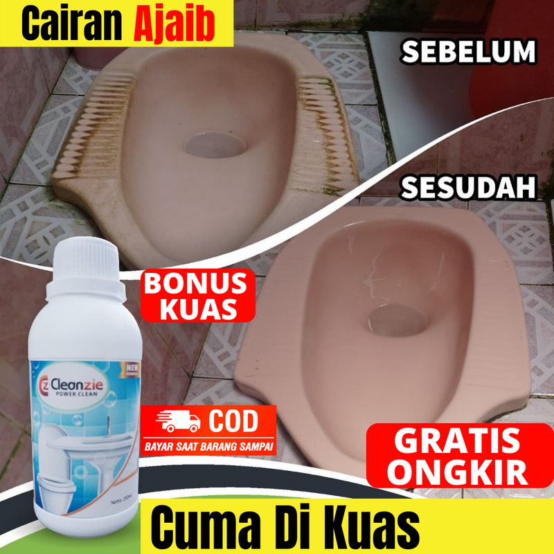 Pembersih Keramik Kamar Mandi Toilet WC Kerak Lantai Keramik Ampuh