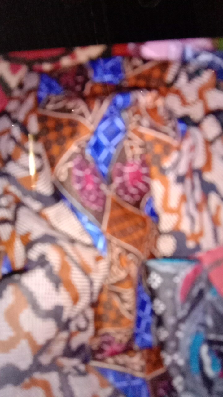 Seno9k Batik Pria Asj Sa Hrb026 Kenongo Kemeja Tosca Pendek Pekalongan Padi M L Xl Sogan Tulis - Wyg