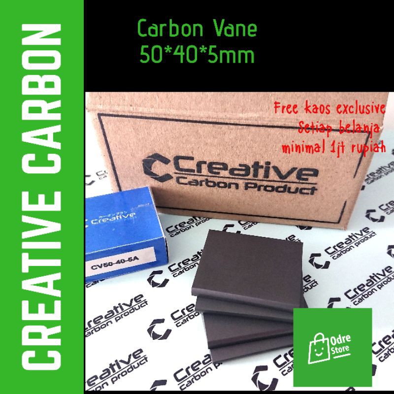 

Carbon vane 50*40*5mm 50x40x5 mm