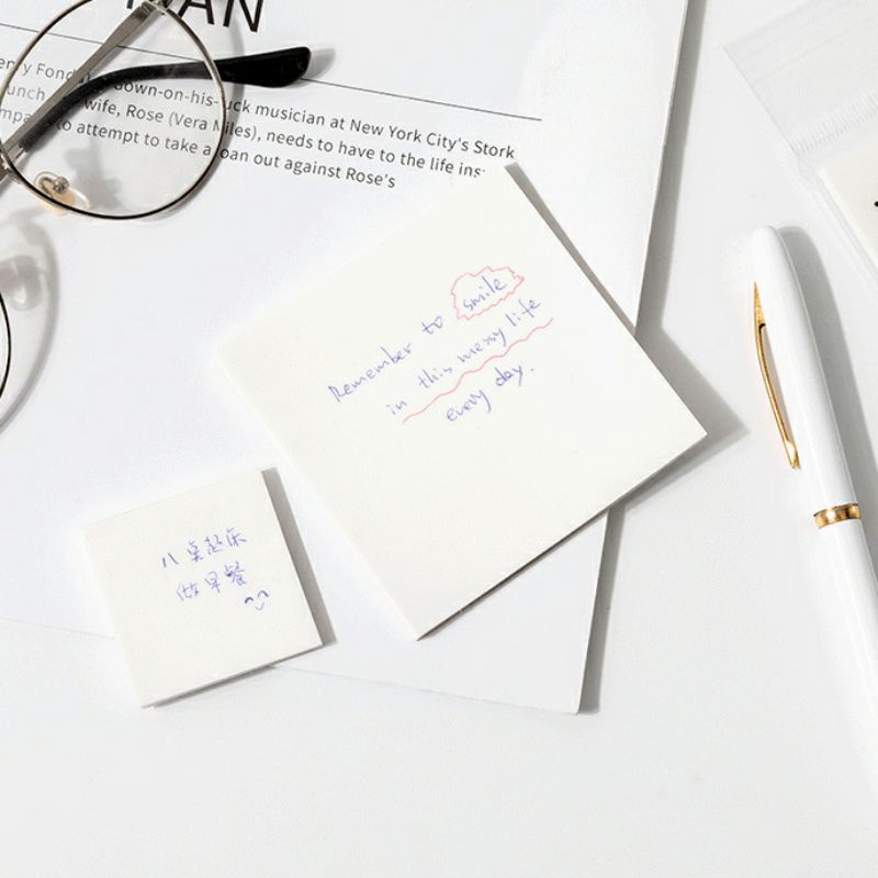 

Sticky Notes 76mm x 76mm Note Transparant untuk photocard PC toploader notes memo transparan mini anti air