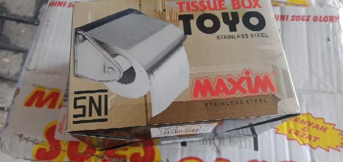Maspion Toyo Tempat Tissue Roll Gulung Toilet Kamar Mandi