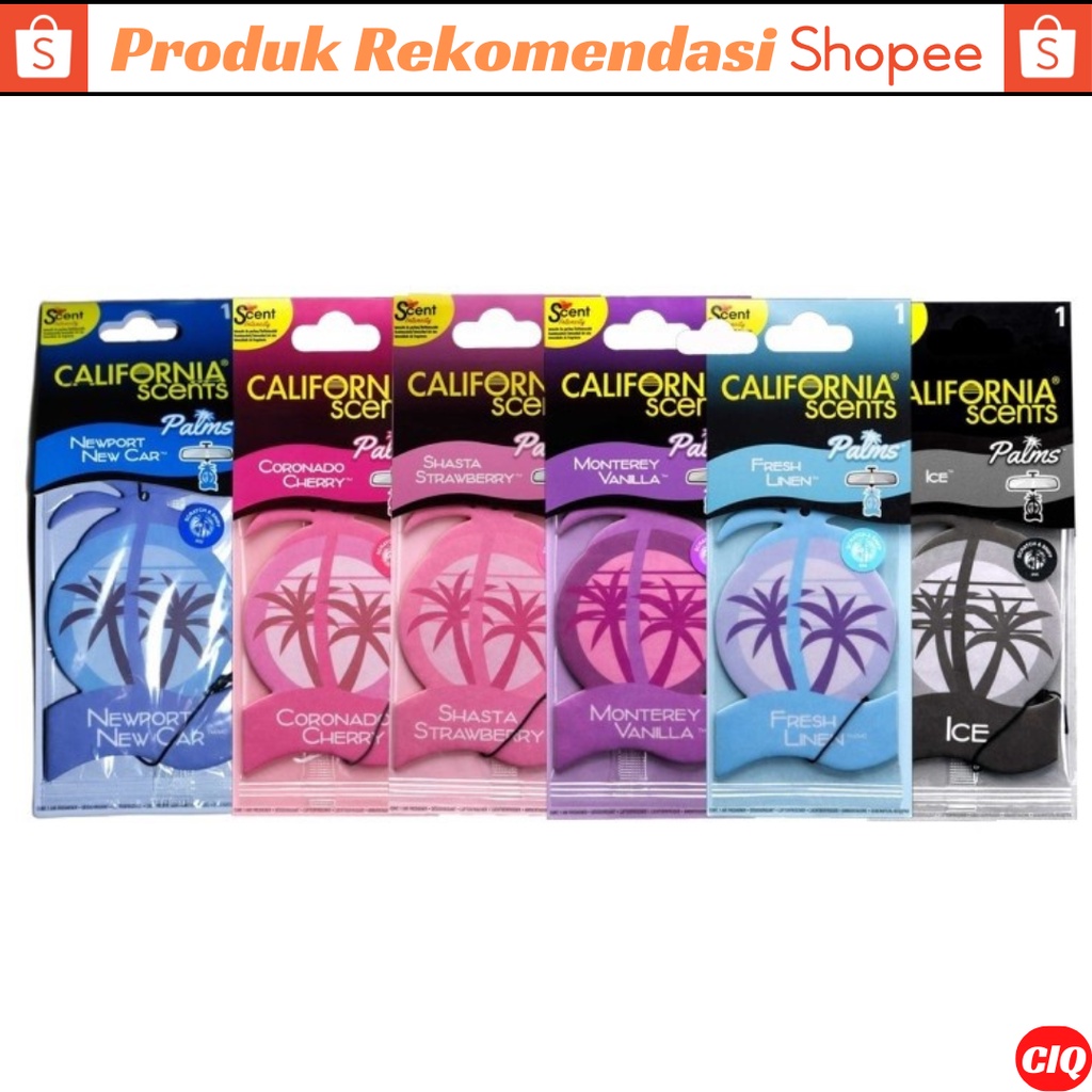 Parfum Mobil dan Ruangan Mewah Gantung Tahan Lama California Scents Paper Original