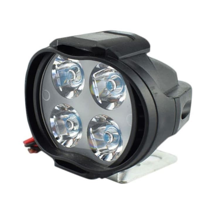 Lampu Tembak Sorot LED Spion Motor Cree 4 Mata 12W Spotlight