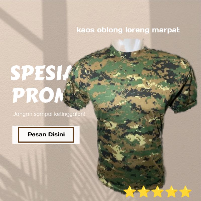 kaos loreng marpat