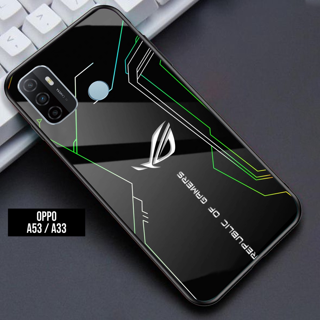 Case OPPO A53 / OPPO A33 2020 - Casing OPPO A53 / OPPO A33 Terbaru AERO CASE [ ROG ] Silikon OPPO A5