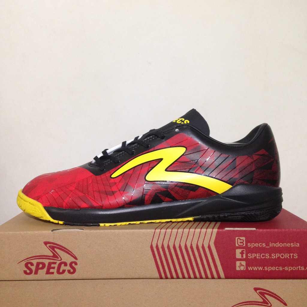 Promo Terbaru SALE Sepatu Futsal Specs Swervo Dynamite IN Black Emperor Red 400706 Original BNIB