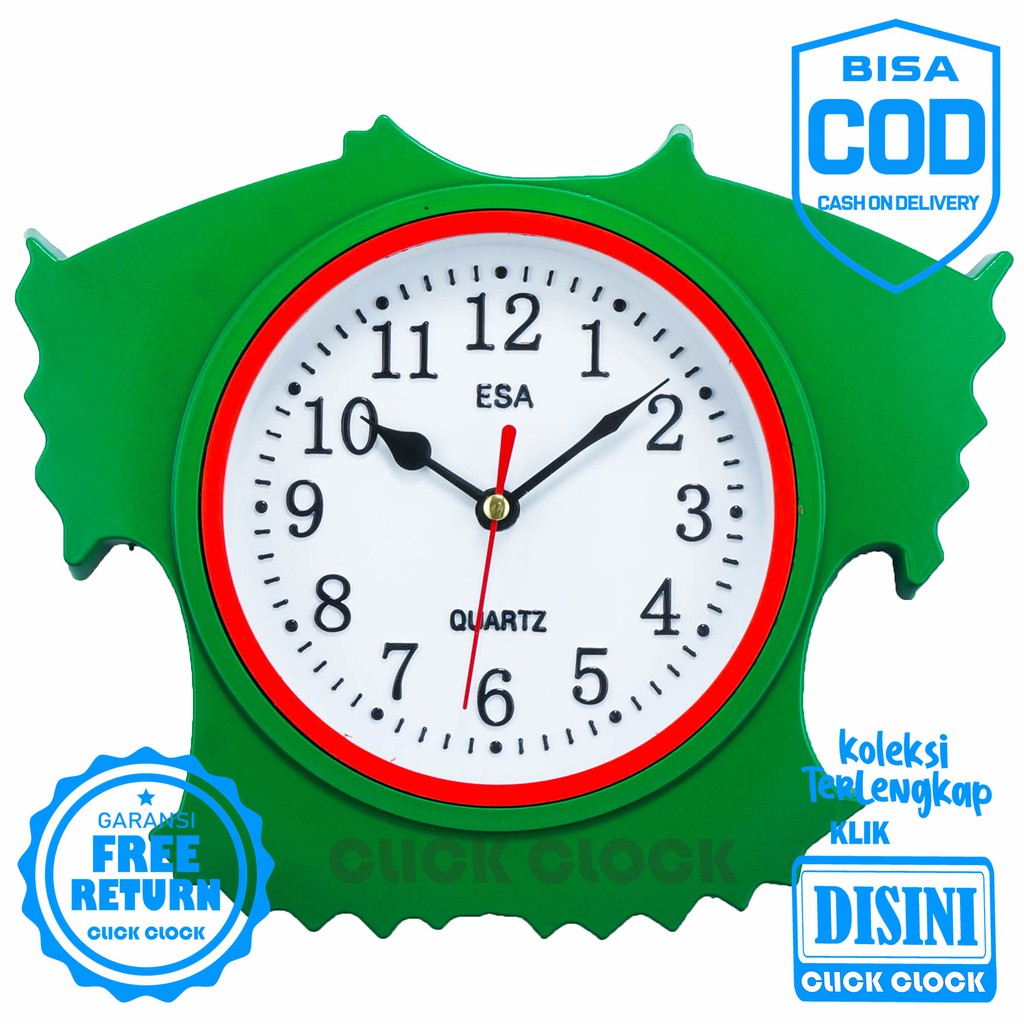 Jam Dinding Bentuk Baju Souvenir Unik Murah Minimalis Wall Clock ESA 431