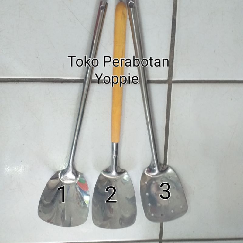 Sodet - irus - ladle - sodet lubang - sodet stainless - irus stainless - spatula