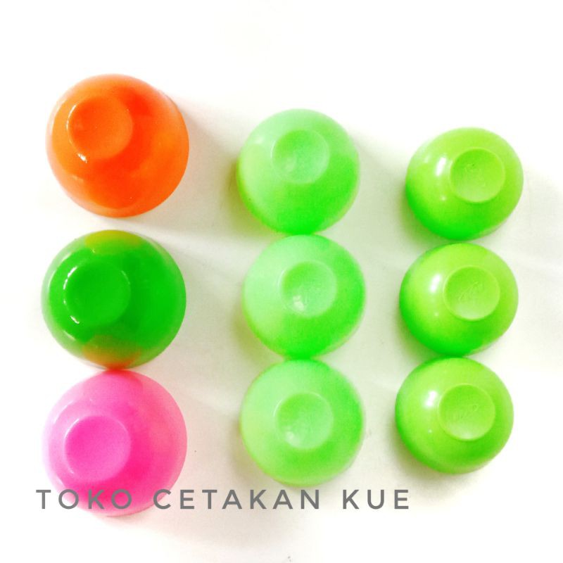 Cetakan Kue Talam 12 Pcs - Cucing Plastik - Cucing Pelangi - Cucing Jumbo