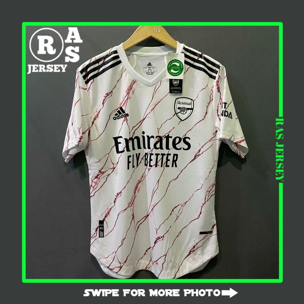 JERSEY ARSENAL AWAY NEW PLAYER ISSUE 2020-2021 JERSEY GO HIGH QUALITY | ARSENAL AWAY PI