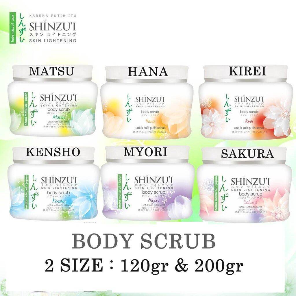 Lulur Shinzui All Varian 200/120ml BPOM
