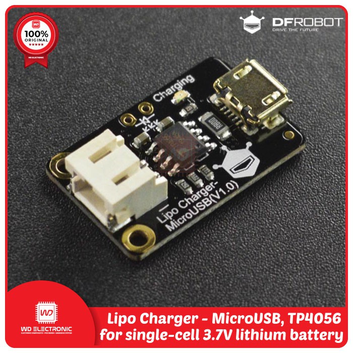 DFRobot TP4056 MicroUSB Lipo Charger module