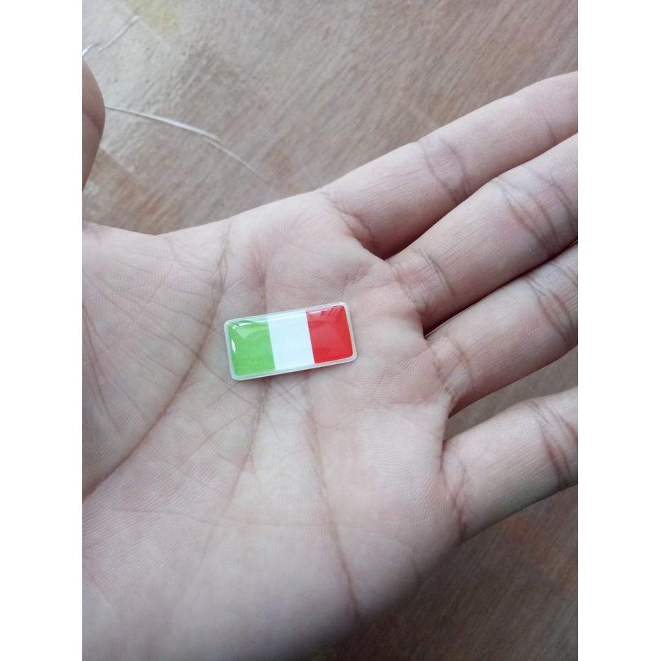 

stiker bendera italy ukuran mini