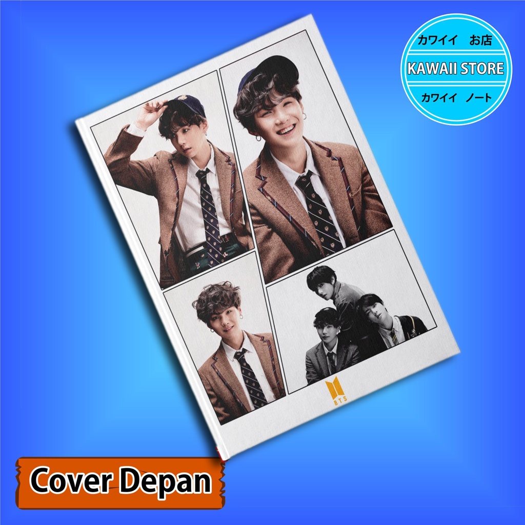 

Notebook / Pocket book Hard Cover Kpop Bts FRAME SUGA uk A5 & A6 / Notes Book