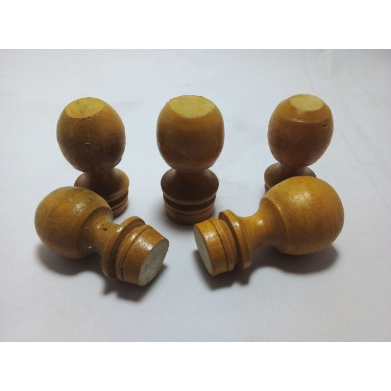 

gagang stempel kayu polos Min 50pc