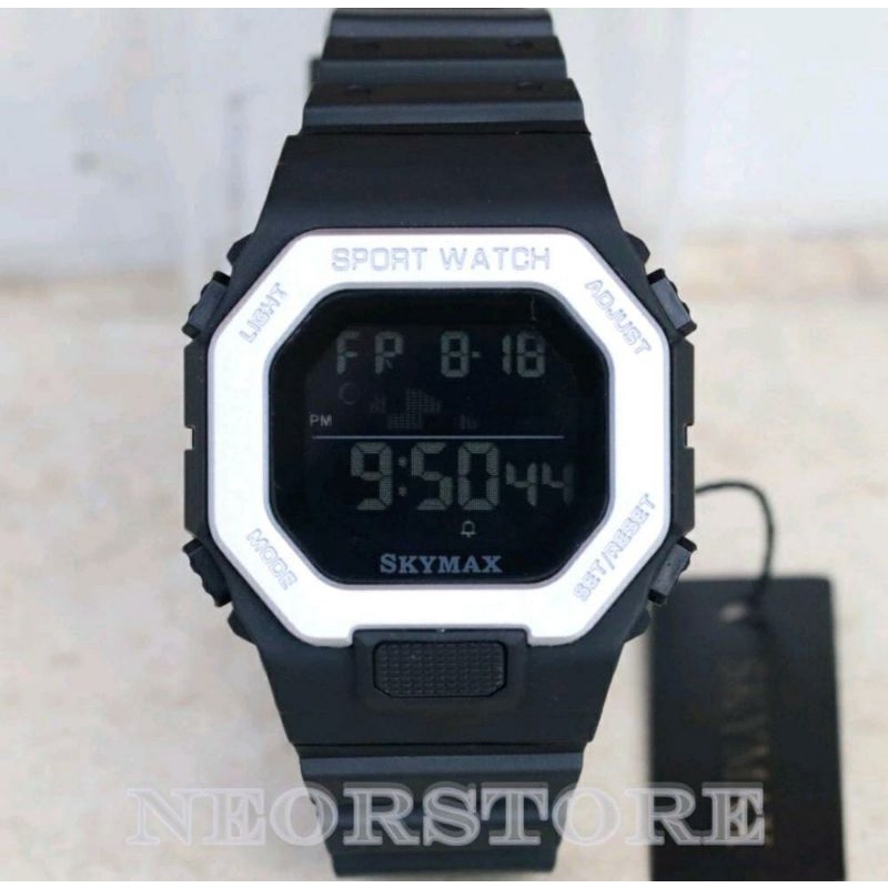 Jam Netizen Jam Tangan Skymax Jam Tangan Pria Tahan Air Menyelam Jam Tangan Couple Sepasang Free Baterai Box Analog Baterai Jam Tangan Waterproof-Kotak putih