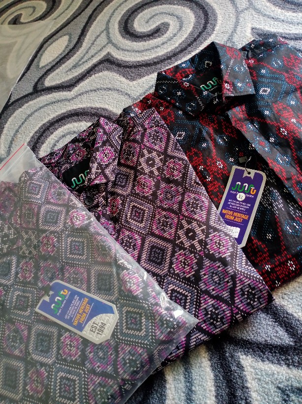 Dgm Fashion   Kemeja Batik Jumbo Pria Casual Panjang Pendek Premium Batik Songket Pria