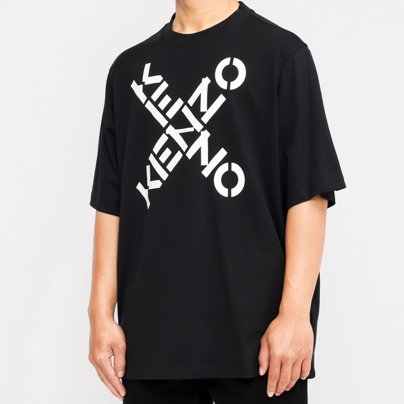 Ken. Cross Logo Tshirt Black