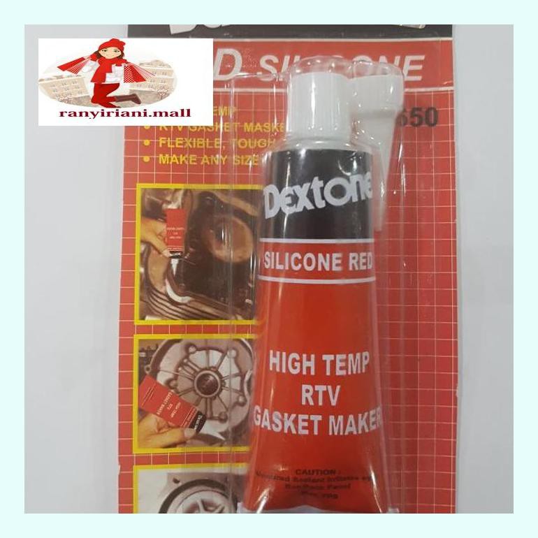 

510Fsjbran Dextone Red Silicone 70Gr Dextone Red Lem Gasket Merah Rany5Ckhd