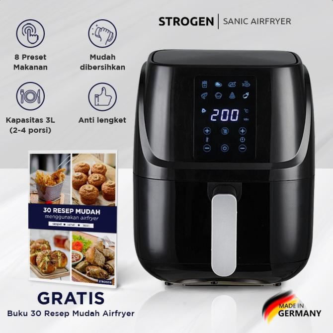 Jual PERALATAN MEMASAK AIR FRYER STROGEN SANIC, AIRFRYER PENGGORENG ...